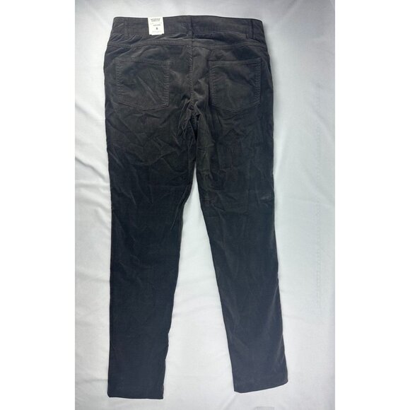 NEW J. McLaughlin Womens Watson Velvet Pants Brown 6 Tapered - Picture 2 of 8